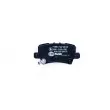 Jeu de 4 plaquettes de frein arrière HELLA 8DB 355 006-751 - Visuel 3