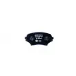 Jeu de 4 plaquettes de frein avant HELLA 8DB 355 006-771 - Visuel 3