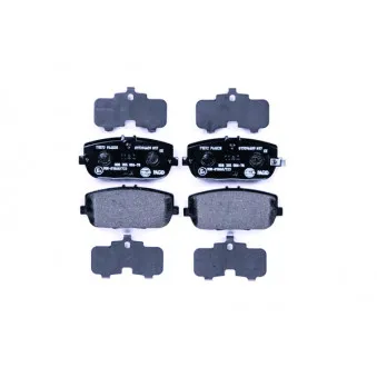 Jeu de 4 plaquettes de frein arrière HELLA 8DB 355 006-781