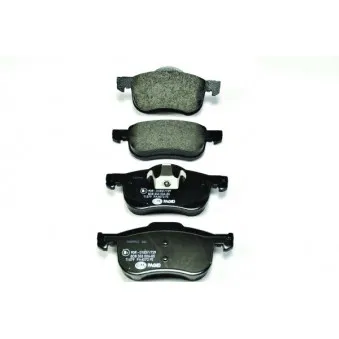 Jeu de 4 plaquettes de frein avant HELLA 8DB 355 006-851