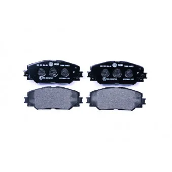 Jeu de 4 plaquettes de frein avant HELLA 8DB 355 006-861