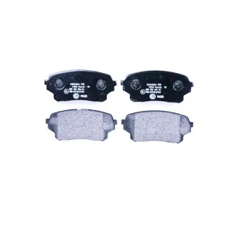 Jeu de 4 plaquettes de frein avant HELLA 8DB 355 006-941
