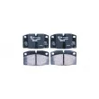 Jeu de 4 plaquettes de frein avant HELLA 8DB 355 007-251 - Visuel 1