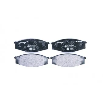Jeu de 4 plaquettes de frein avant HELLA 8DB 355 007-291