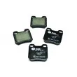 Jeu de 4 plaquettes de frein arrière HELLA 8DB 355 007-381 - Visuel 1