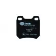 Jeu de 4 plaquettes de frein arrière HELLA 8DB 355 007-381 - Visuel 3