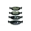 Jeu de 4 plaquettes de frein arrière HELLA 8DB 355 007-521 - Visuel 1
