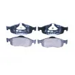 Jeu de 4 plaquettes de frein avant HELLA 8DB 355 007-641 - Visuel 1