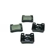 Jeu de 4 plaquettes de frein arrière HELLA 8DB 355 007-671 - Visuel 1