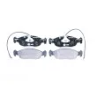 Jeu de 4 plaquettes de frein avant HELLA 8DB 355 007-711 - Visuel 1