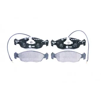 Jeu de 4 plaquettes de frein avant HELLA 8DB 355 007-711