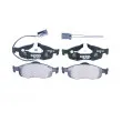 Jeu de 4 plaquettes de frein avant HELLA 8DB 355 007-751 - Visuel 1
