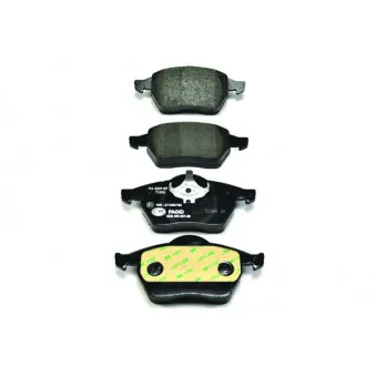 Jeu de 4 plaquettes de frein avant HELLA 8DB 355 007-881