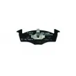 Jeu de 4 plaquettes de frein avant HELLA 8DB 355 007-891 - Visuel 3