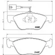 Jeu de 4 plaquettes de frein avant HELLA 8DB 355 007-931 - Visuel 2