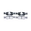 Jeu de 4 plaquettes de frein avant HELLA 8DB 355 008-051 - Visuel 1