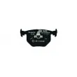 Jeu de 4 plaquettes de frein arrière HELLA 8DB 355 008-091 - Visuel 3