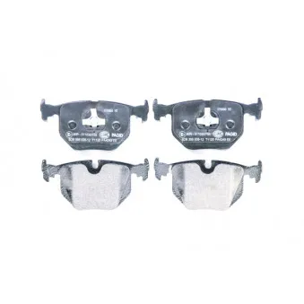 Jeu de 4 plaquettes de frein arrière HELLA 8DB 355 008-121