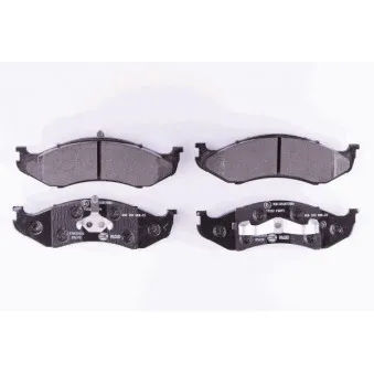 Jeu de 4 plaquettes de frein avant HELLA 8DB 355 008-231
