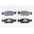 Jeu de 4 plaquettes de frein avant HELLA 8DB 355 008-291 - Visuel 1