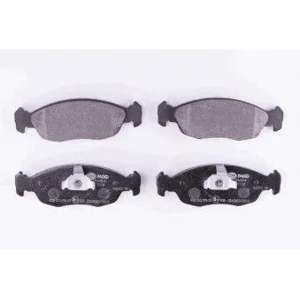 Jeu de 4 plaquettes de frein avant HELLA 8DB 355 008-291