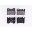 Jeu de 4 plaquettes de frein avant HELLA 8DB 355 008-301 - Visuel 1
