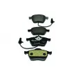 Jeu de 4 plaquettes de frein avant HELLA 8DB 355 008-411 - Visuel 1