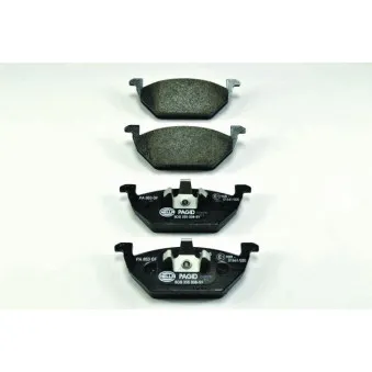 Jeu de 4 plaquettes de frein avant HELLA 8DB 355 008-591