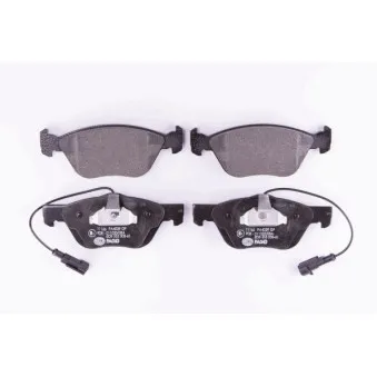 Jeu de 4 plaquettes de frein avant HELLA 8DB 355 008-611