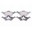 Jeu de 4 plaquettes de frein avant HELLA 8DB 355 008-621 - Visuel 1
