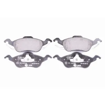 Jeu de 4 plaquettes de frein avant HELLA 8DB 355 008-621