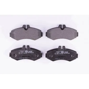 Jeu de 4 plaquettes de frein avant HELLA 8DB 355 008-631