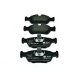 Jeu de 4 plaquettes de frein avant HELLA 8DB 355 008-741 - Visuel 1