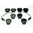Jeu de 4 plaquettes de frein avant HELLA 8DB 355 009-031 - Visuel 1