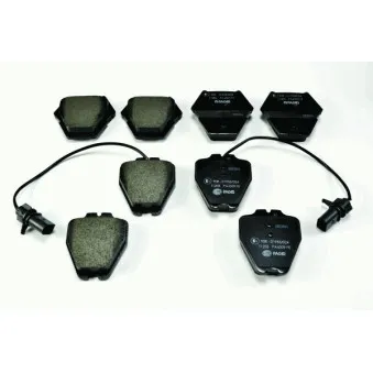 Jeu de 4 plaquettes de frein avant HELLA 8DB 355 009-031