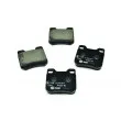Jeu de 4 plaquettes de frein arrière HELLA 8DB 355 009-041 - Visuel 1