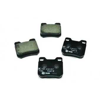Jeu de 4 plaquettes de frein arrière HELLA 8DB 355 009-041