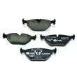 Jeu de 4 plaquettes de frein arrière HELLA 8DB 355 009-051 - Visuel 1