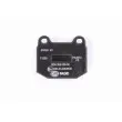 Jeu de 4 plaquettes de frein avant HELLA 8DB 355 009-061 - Visuel 3