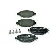 Jeu de 4 plaquettes de frein avant HELLA 8DB 355 009-071 - Visuel 1