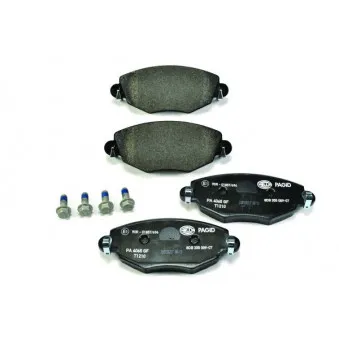 Jeu de 4 plaquettes de frein avant HELLA 8DB 355 009-071