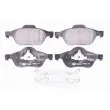 Jeu de 4 plaquettes de frein avant HELLA 8DB 355 009-091 - Visuel 1