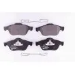 Jeu de 4 plaquettes de frein avant HELLA 8DB 355 009-101 - Visuel 1