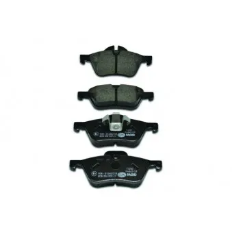 Jeu de 4 plaquettes de frein avant HELLA 8DB 355 009-171
