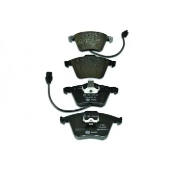 Jeu de 4 plaquettes de frein avant HELLA 8DB 355 009-201
