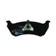 Jeu de 4 plaquettes de frein arrière HELLA 8DB 355 009-241 - Visuel 3