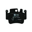 Jeu de 4 plaquettes de frein avant HELLA 8DB 355 009-281 - Visuel 3