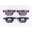 Jeu de 4 plaquettes de frein arrière HELLA 8DB 355 009-331 - Visuel 1