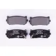 Jeu de 4 plaquettes de frein arrière HELLA 8DB 355 009-341 - Visuel 1