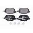 Jeu de 4 plaquettes de frein arrière HELLA 8DB 355 009-361 - Visuel 1